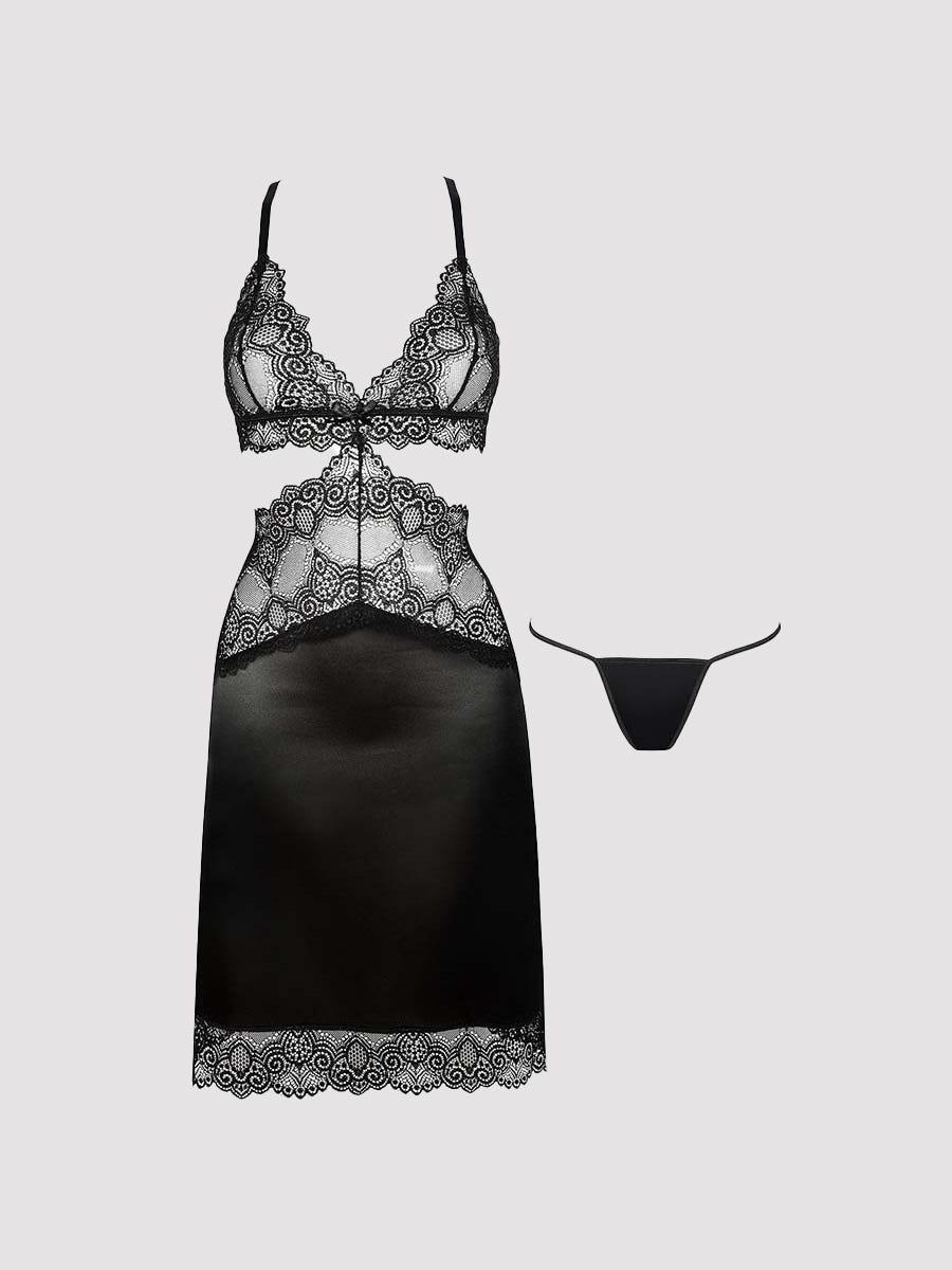 Beauty-Night Adelaide Negligee & String