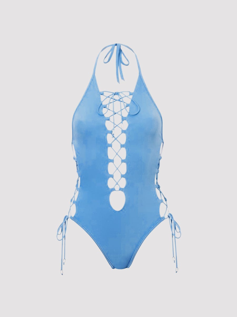 Caprice Borneo Blue Swimsuit