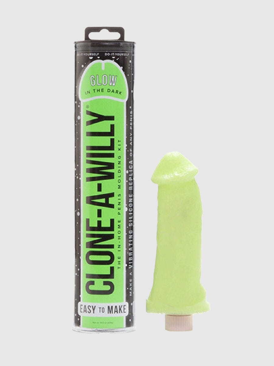 Clone-A-Willy Glow In The Dark Set de dildo avec vibrations