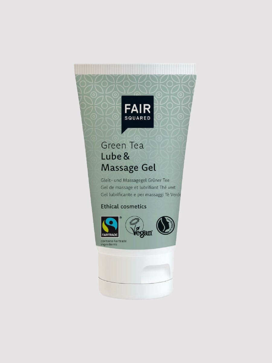 fair squared green tea gel massage gleitgel 50ml amorana