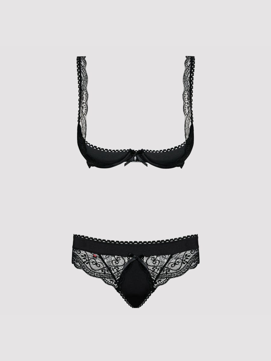 Obsessive Miamor (2-piece) Open lingerie set