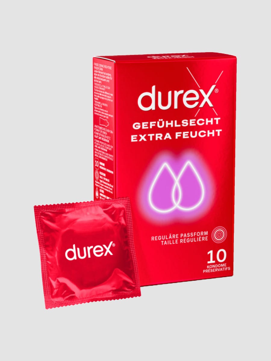 Durex Gefühlsecht Extra Feucht Kondom