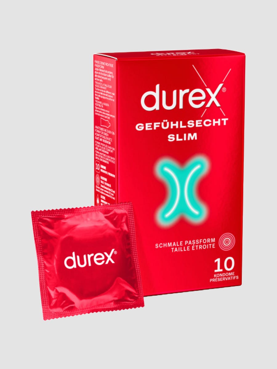 durex gefühlsecht slim fit kondome 10 stück amorana