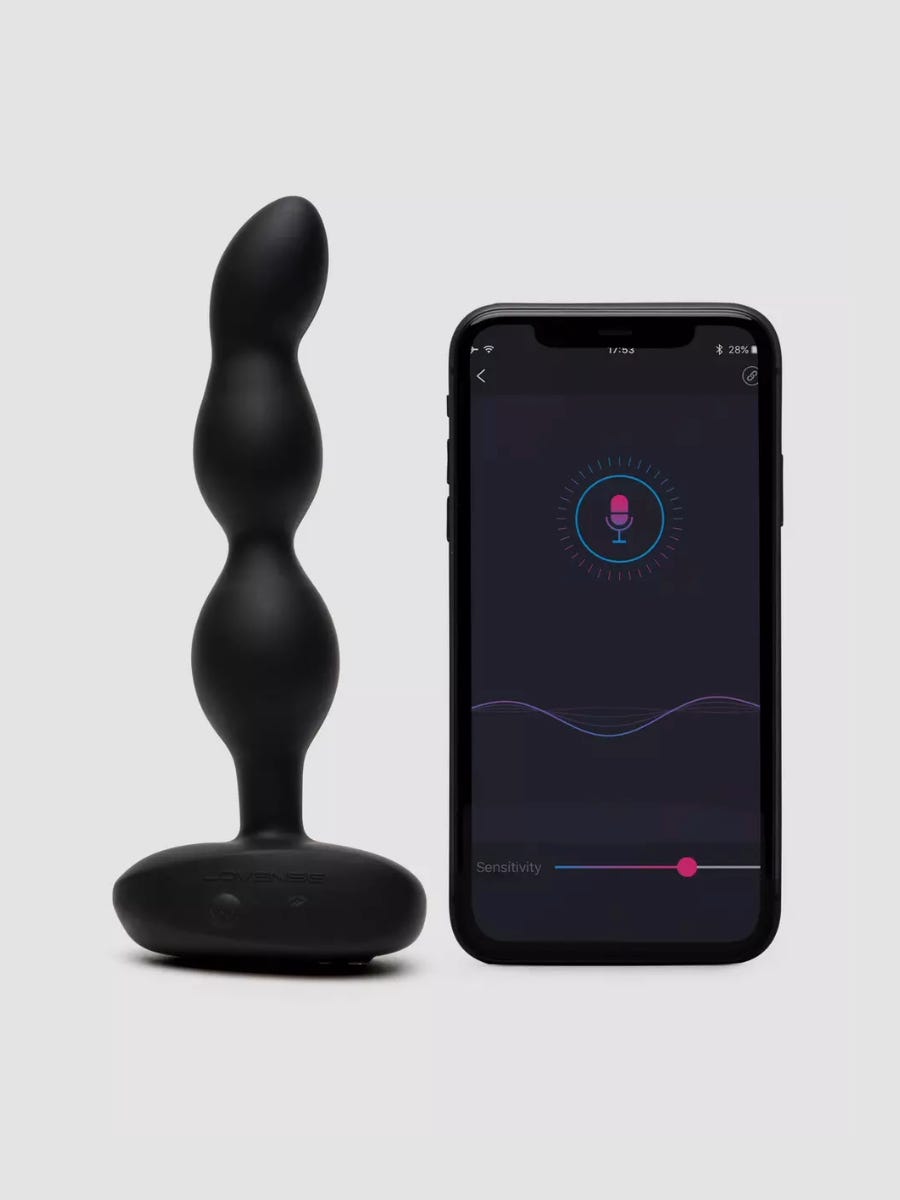 Lovense Ridge App-controlled rotating and vibrating Anal Beads