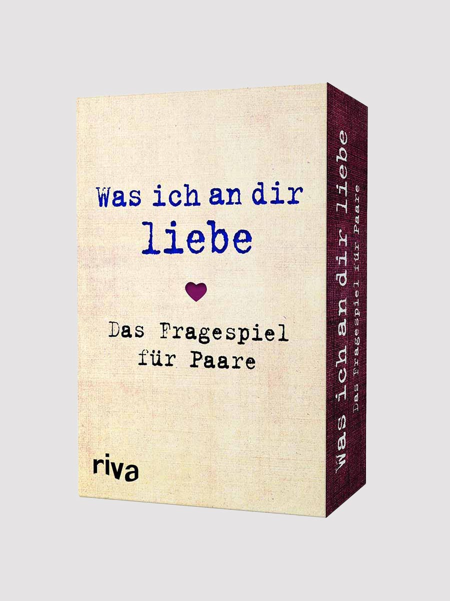 Riva-Verlag Was ich an dir liebe - Das Fragespiel für Paare Sexy Spiel